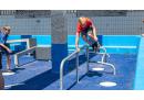 Narożna poręcz wysoka do Parkour