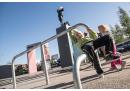 Narożna poręcz wysoka do Parkour