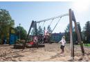 Rama huśtawki podwójnej, wysokość 230 cm